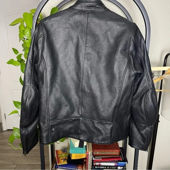 Dainese Settantadue Padded Mens leather motorcycle jacket Sz 54 Codice Controllo